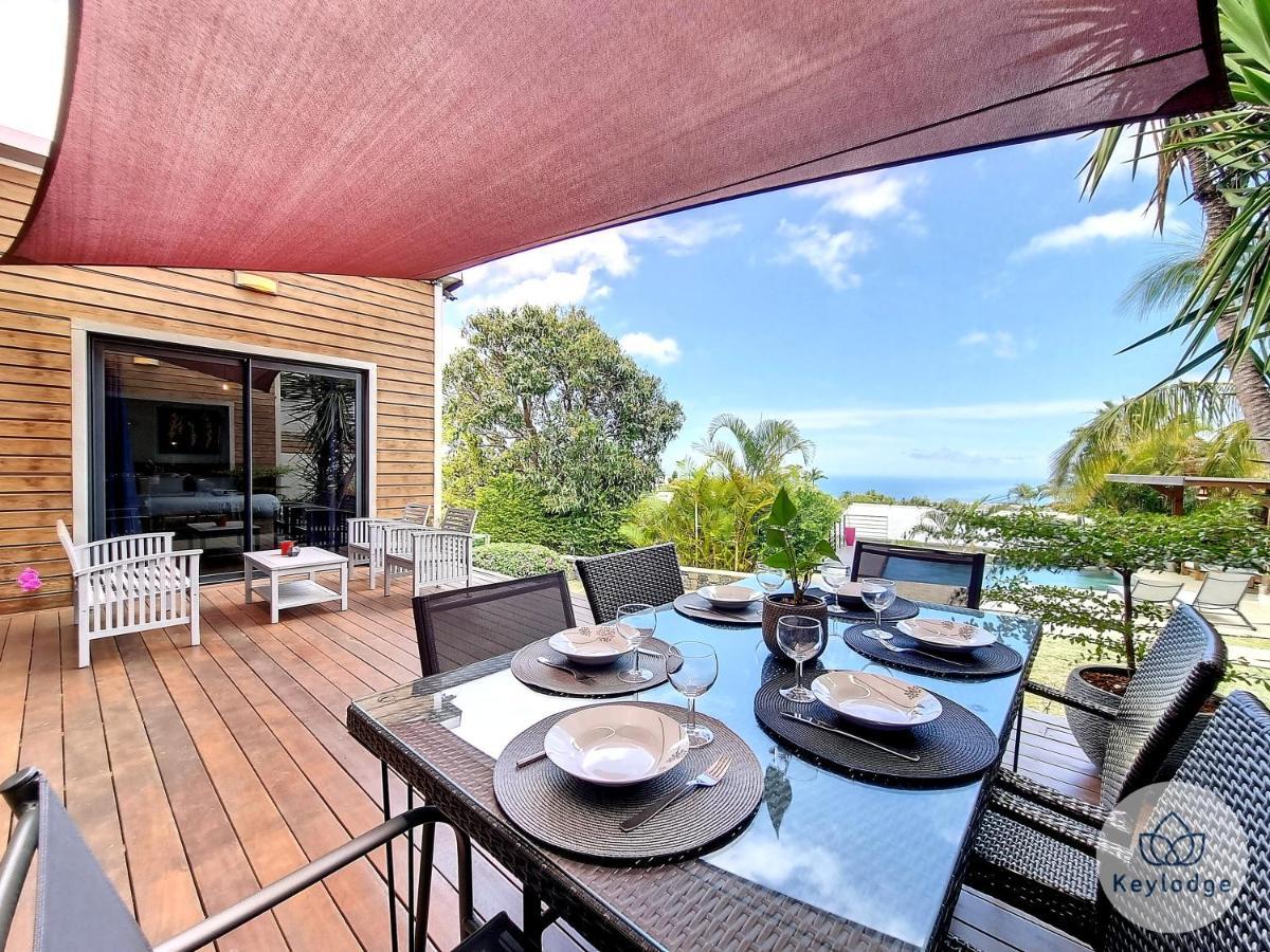 Villa O Baobhai Classee 4 Etoiles - Pisicine Privee Et Vue Mer - Saint-Pierre ภายนอก รูปภาพ