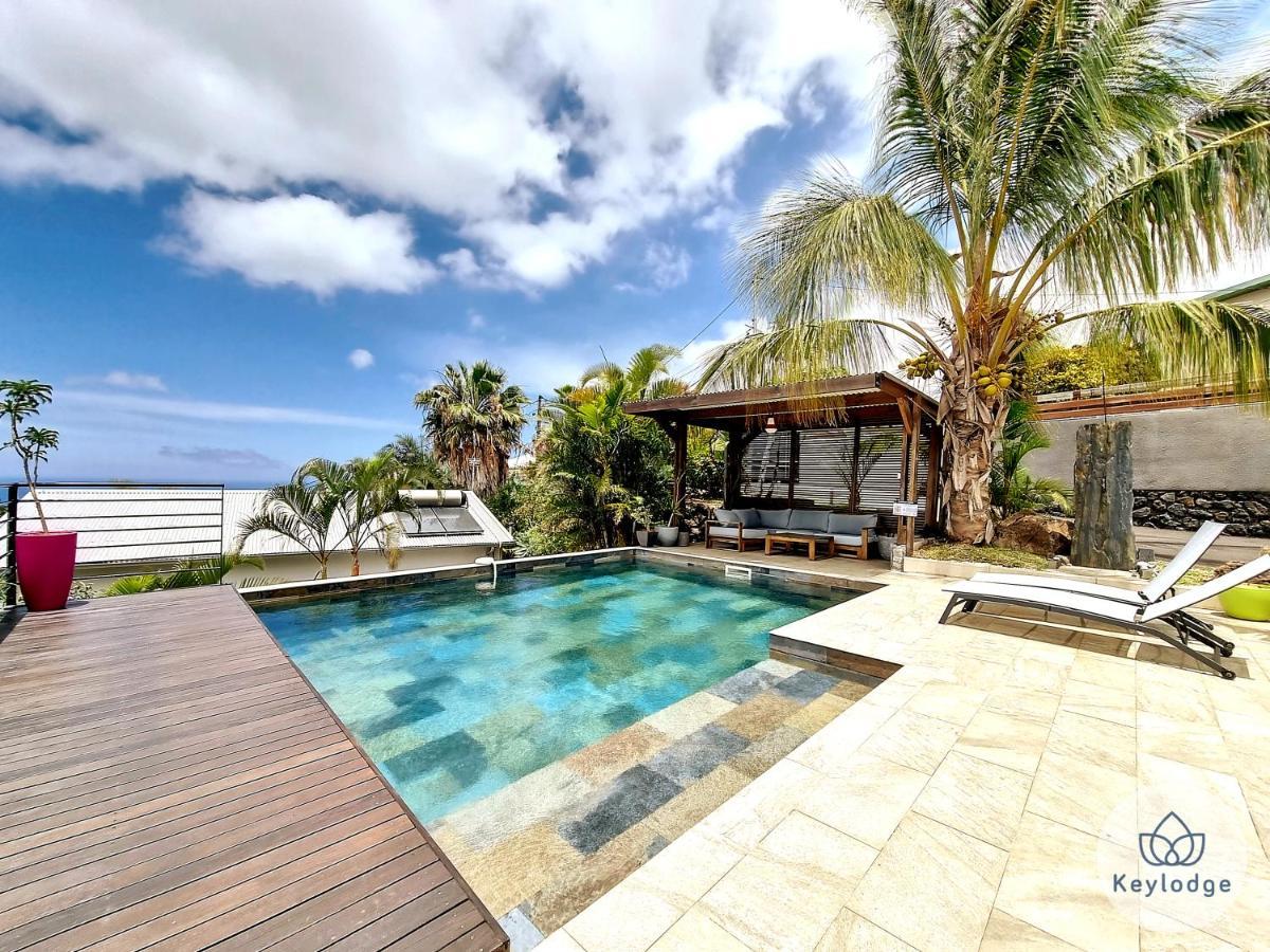 Villa O Baobhai Classee 4 Etoiles - Pisicine Privee Et Vue Mer - Saint-Pierre ภายนอก รูปภาพ