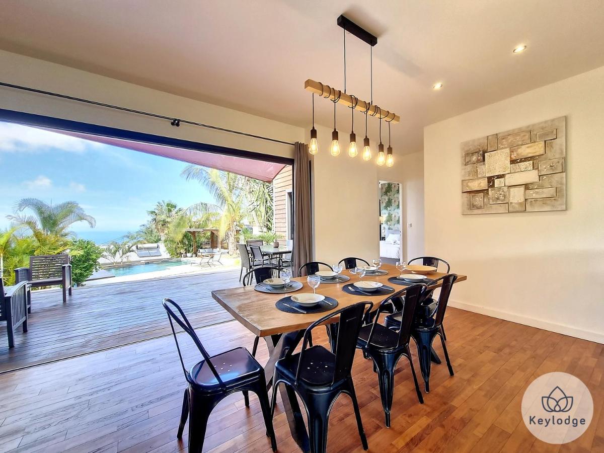Villa O Baobhai Classee 4 Etoiles - Pisicine Privee Et Vue Mer - Saint-Pierre ภายนอก รูปภาพ